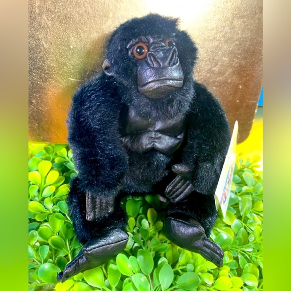 DISNEY STORE NWT VINTAGE 1990s MIGHTY JOE YOUNG BLACK GORILLA BEAN BAG PLUSH - Picture 10 of 13